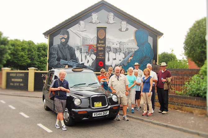 2 Hours Republican & Loyalist Mural Black Taxi Tour from Belfast - Key points at a glance