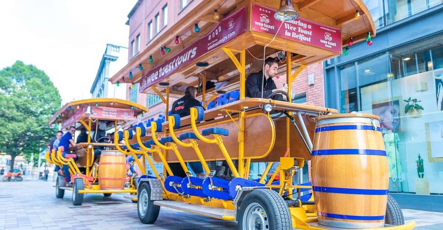 Belfast: City Centre Beer Bike Tour - What the Belfast beer bike really is