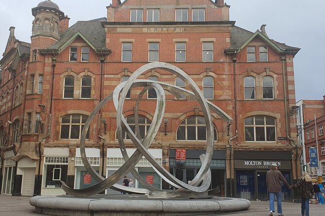 Belfast Eclectic Walking City Center Experience, The Marti Way - The Big Fish and views toward Titanic Quarter