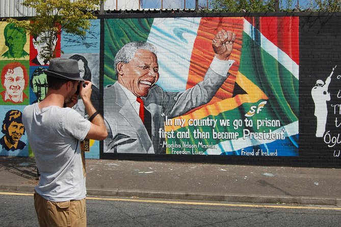 Belfast history of terror & mural 1 hr express private taxi tour - Divis Flats and the start of Falls Road