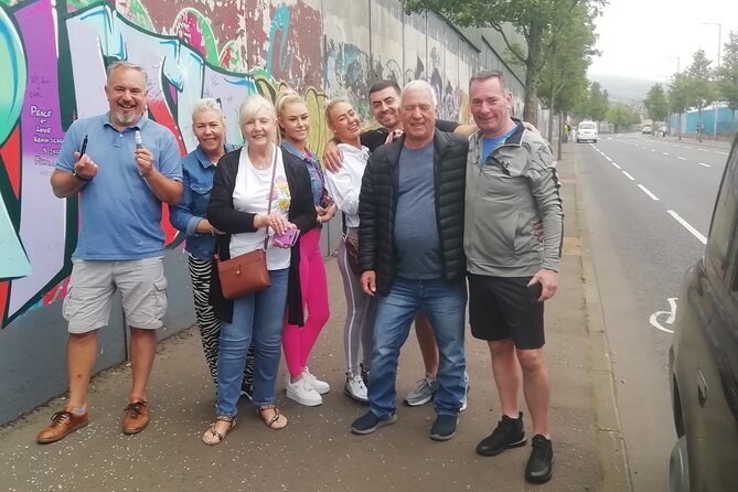 Belfast's Political Mural Taxi Tour - Reading the International Mural Wall on Divis Street