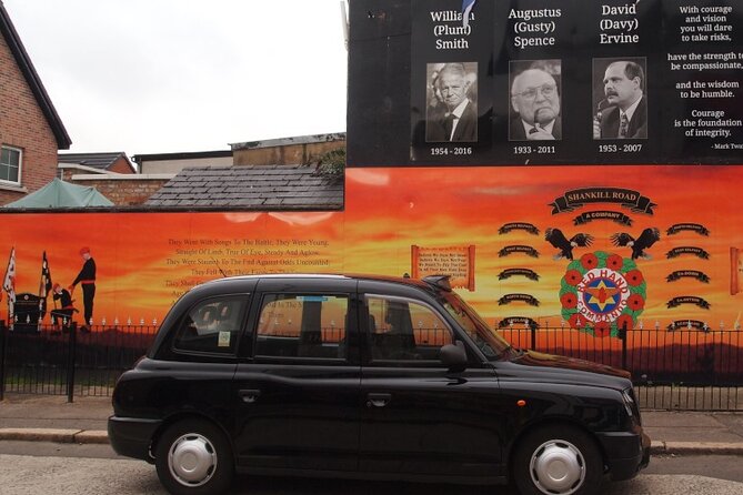 Black Taxi Mural "Tour Like A Local" - Who will get the most from this tour