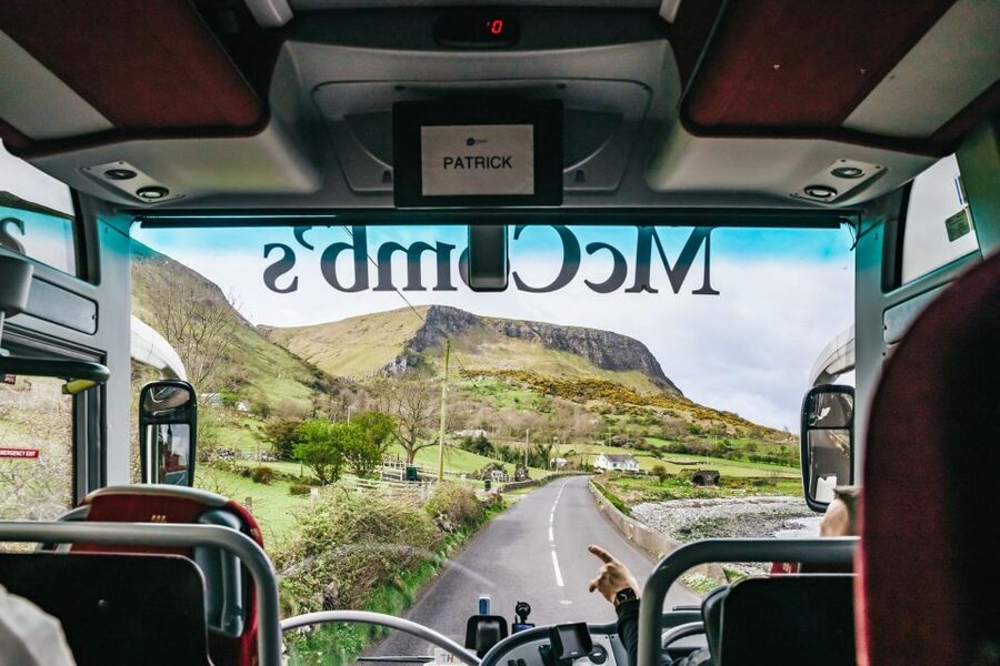 From Belfast: Giant's Causeway Full-Day Guided Trip - Dunluce Castle above the sea