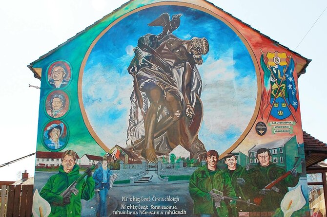 Original Private Belfast Troubles and Peace Cab/Taxi Tour 2 Hours - Falls Road and the Bobby Sands mural