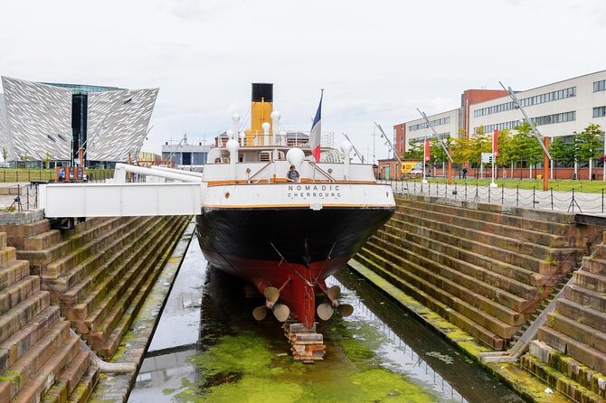 Titanic Belfast Entrance Ticket: Titanic Visitor Experience Including SS Nomadic - The shipyard ride adds movement