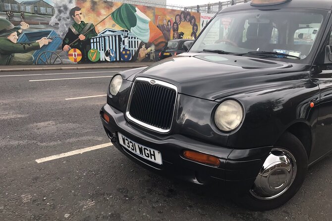 World Famous Belfast City Centre Black Cab/Taxi Tour 2 Hours - Falls Road and the Bobby Sands mural